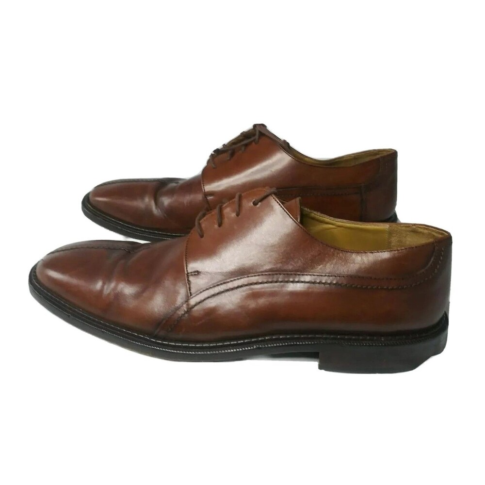 Brass Boot B2 Leather Shoes Mens Size 11 Cognac Brown Made In Spain